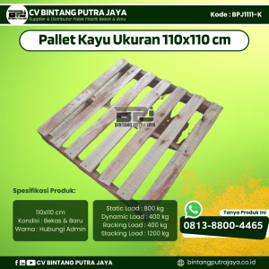 Pallet Kayu Bekas & Baru 110x110 [BPJ1111-K]
