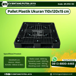Pallet Plastik Bekas & Baru 110x120x15 [BPJ1112-5H]