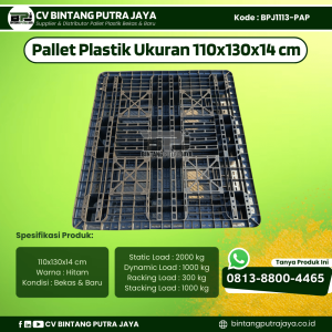 Pallet Plastik Bekas & Baru 110x130x14 [BPJ1113-PAP]