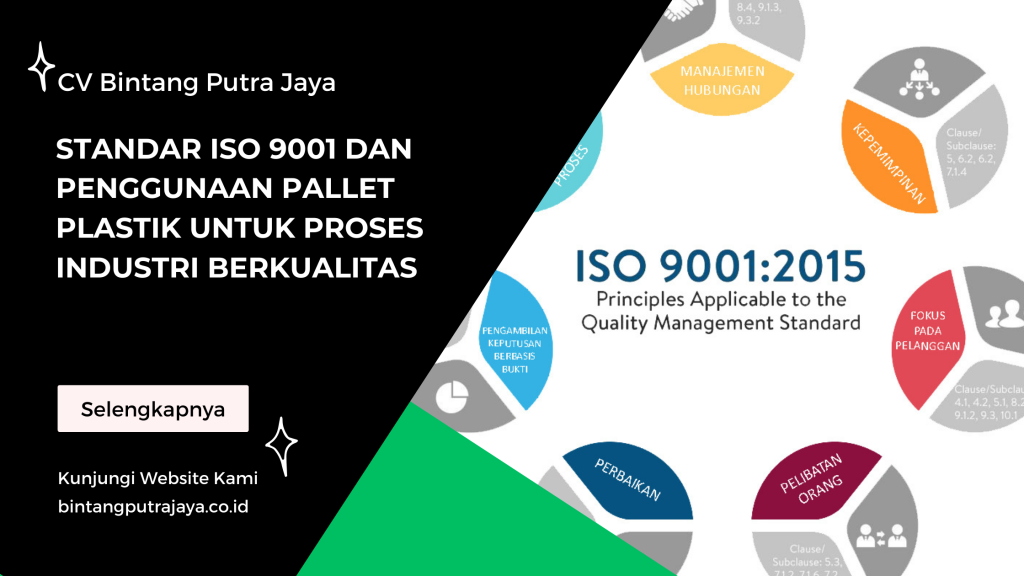Standar ISO 9001 dan Penggunaan Pallet Plastik untuk Proses Industri Berkualitas